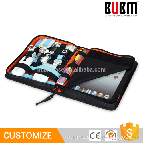 BUBM business mens fashion black 7.9 inch laptop bag with handle